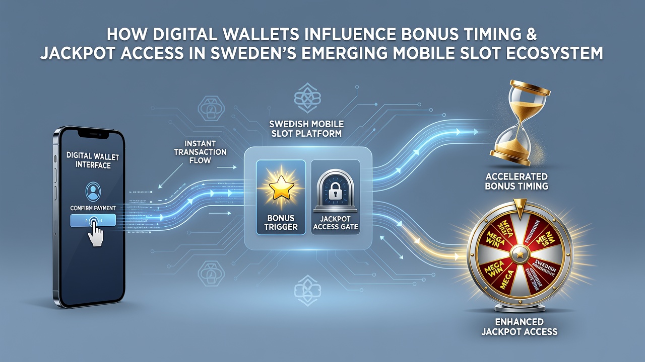 Mobile screen displaying jackpot counter updating after a digital wallet deposit in a Swedish slot game