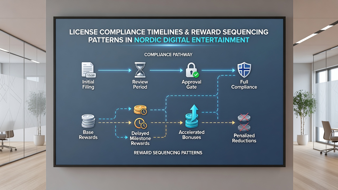 Digital reward sequencing adjustments in Nordic platforms due to regulatory timelines