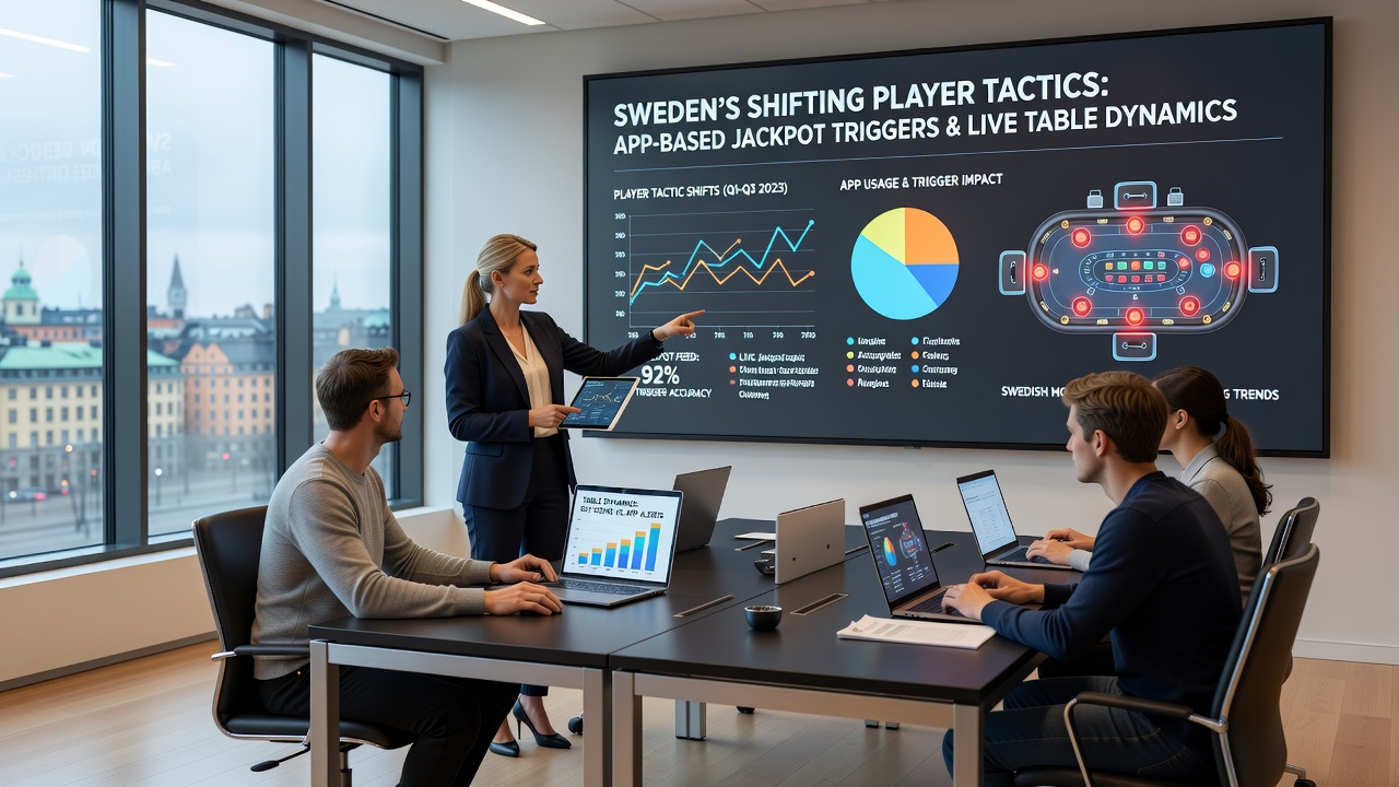 Live dealer tables integrated with mobile jackpot systems popular among Swedish players
